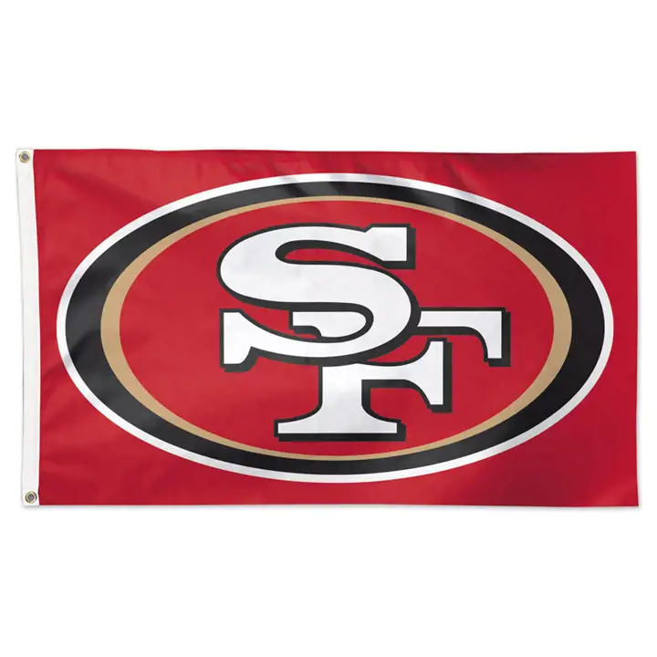 DRAPEAU DELUXE 49ERS 3X5 Wincraft rouge