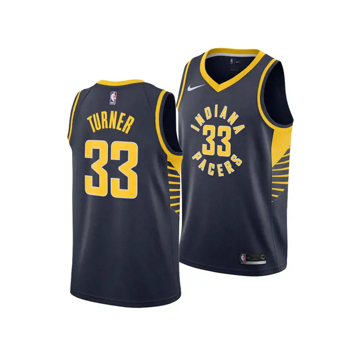 MAILLOT SWINGMAN ICON EDITION NBA PACERS Myles Turner - BLEU MARINE