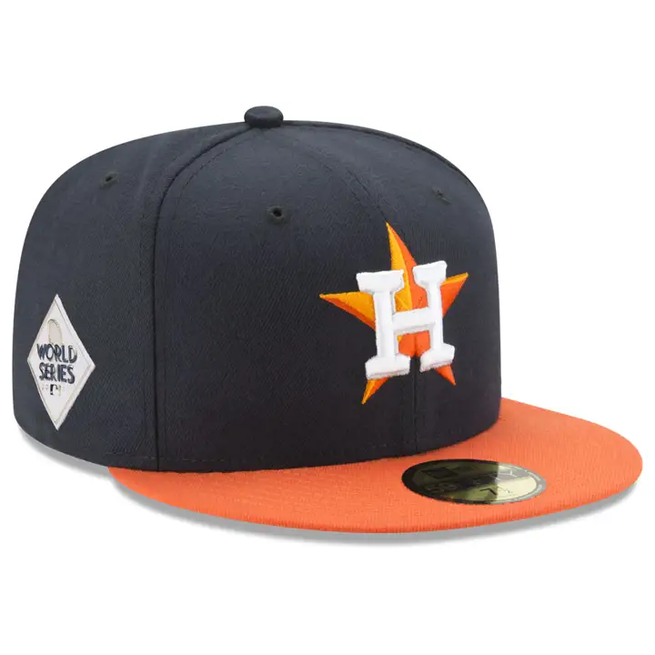 Casquette Houston Astros 2017 MLB WS 59FIFTY AC Patch RD MARINE/ORANGE
