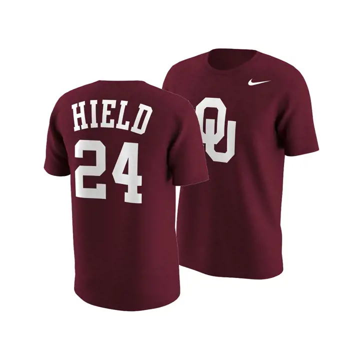 T-shirts répliques des futures stars du basketball NCAA des Sooners de l'OU Bud