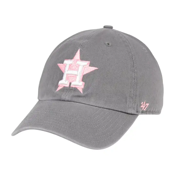 Houston Astros MLB Gris Foncé Rose Clean Up DKGRY/pnk