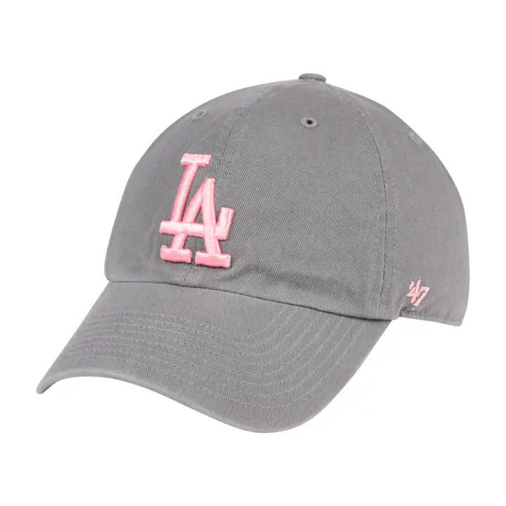 Los Angeles Dodgers MLB Gris Foncé Rose Clean Up   DKGRY/pnk
