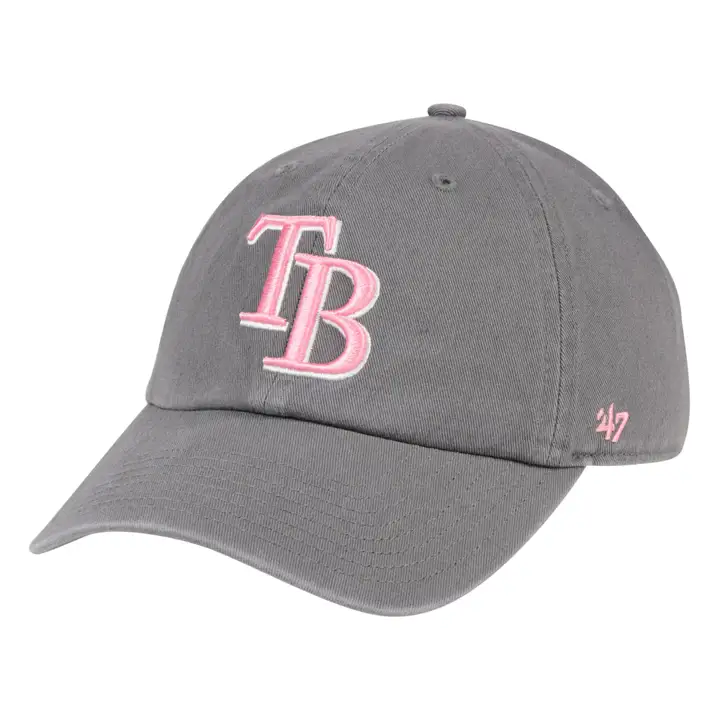 Tampa Bay Rays MLB Gris Foncé Rose Clean Up DKGRY/pnk