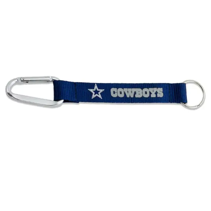 COWBOYS Mousqueton Porte-clés Cordon bleu marine