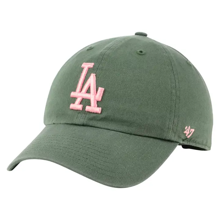 Los Angeles Dodgers MLB Casquette Rose Clean Up MOSS