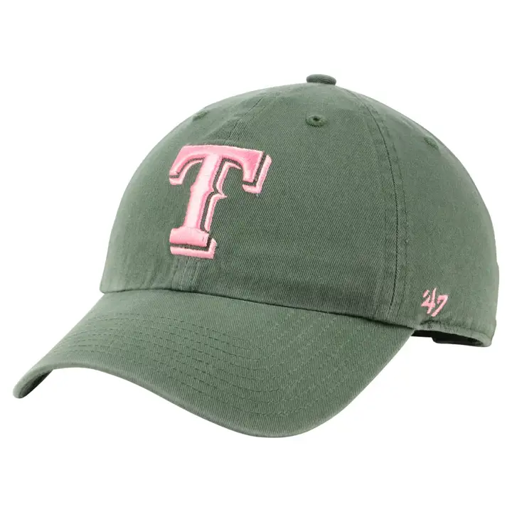 Texas Rangers MLB Casquette rose souple MOSS