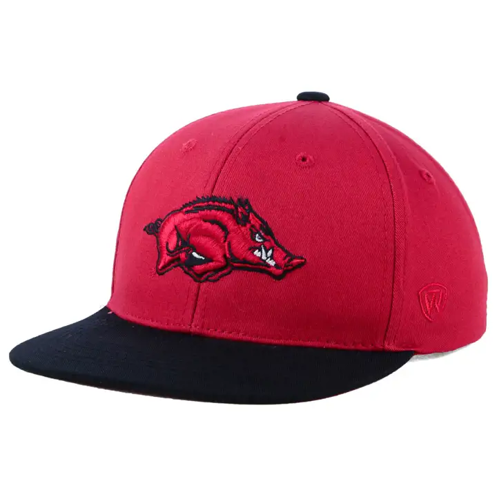 Arkansas Razorbacks NCAA Jeunesse Maverick Snap cramoisi/noir