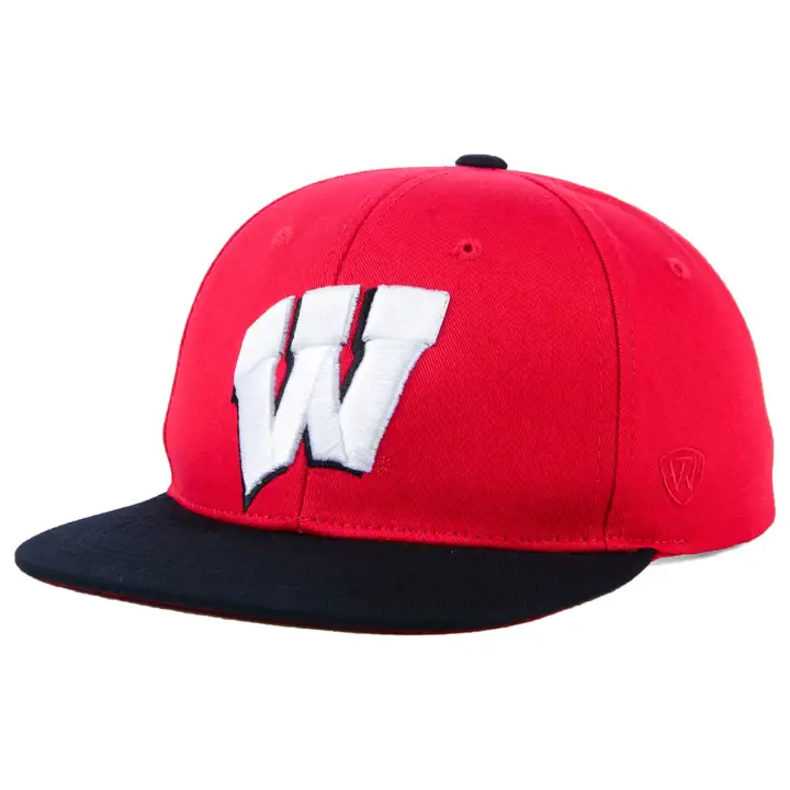 Wisconsin Badgers NCAA Jeune Maverick Snap ROUGE/NOIR