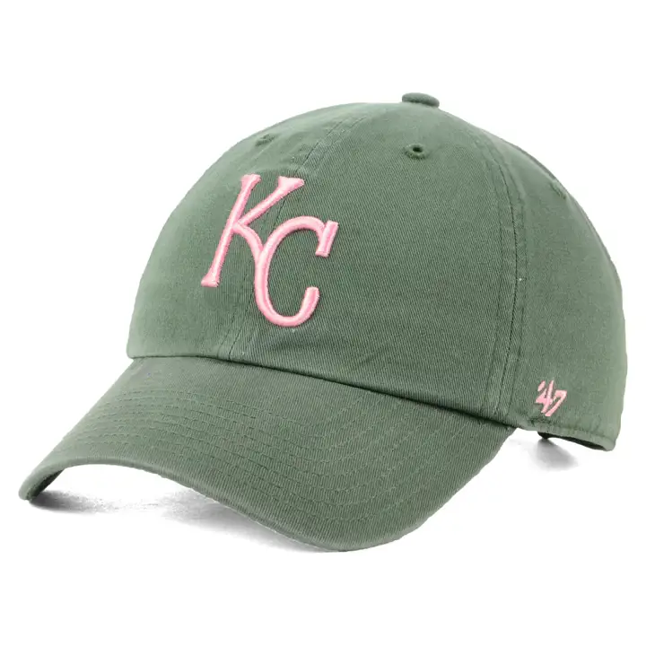Royals de Kansas City MLB Casquette Rose "Clean Up" Mousse