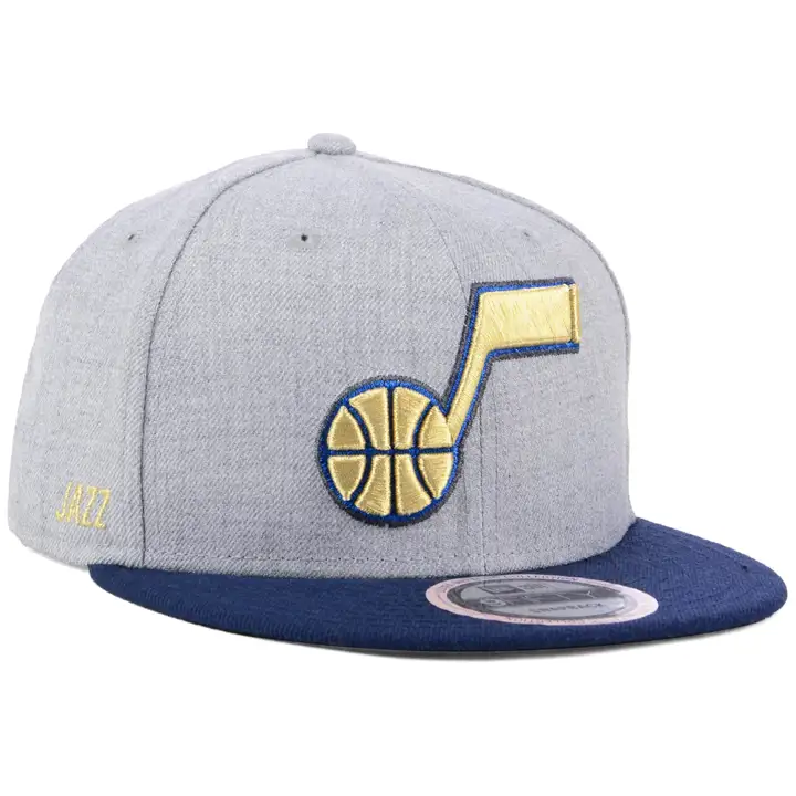 Utah Jazz NBA HEATHER METALLIC 9FIFTY H-GRIS/BLEU MARINE/OR MÉTALLISÉ