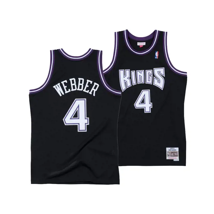 Maillot NBA M&N Swingman Chris Webber des Sacramento Kings - Noir