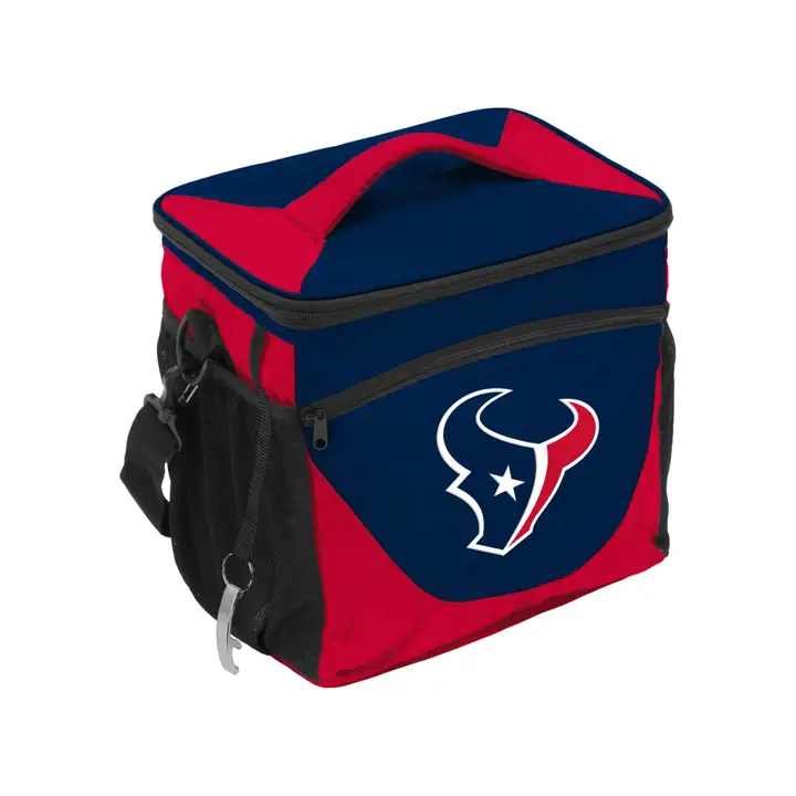 Refroidisseur de canettes Houston Texans 24 V rouge/bleu marine