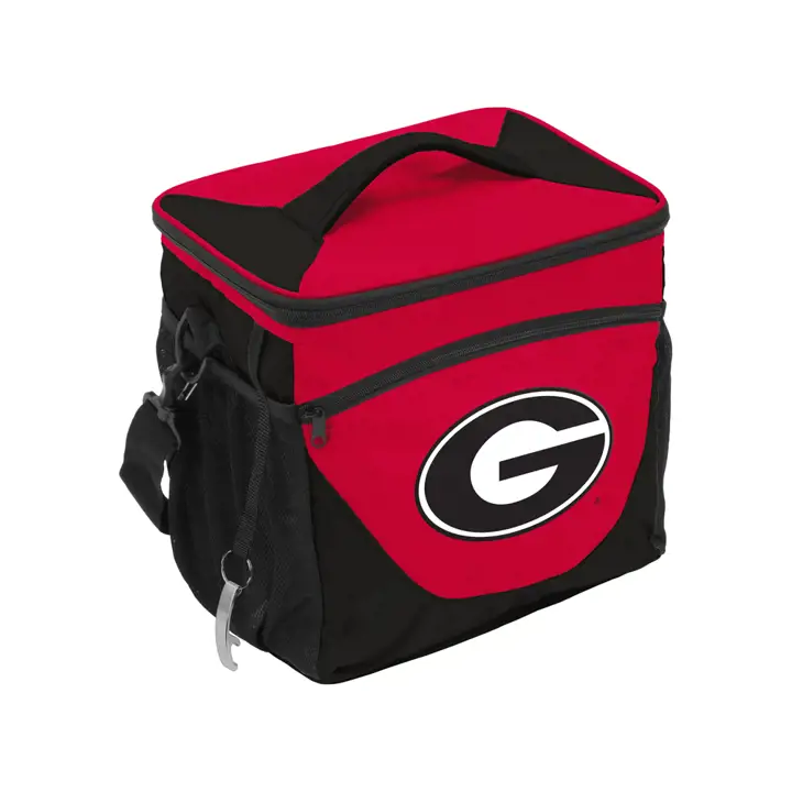 Georgia Bulldogs 24 Can Cooler V  rouge/noir