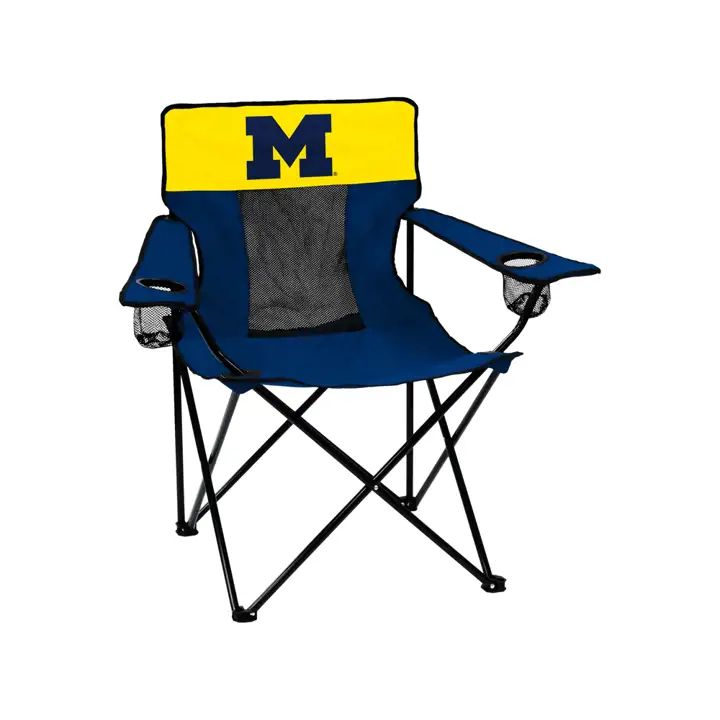 Michigan Wolverines Elite Chair V marine/jaune