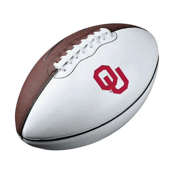 Ballon de football autographié Oklahoma - NIKE II blc/mar