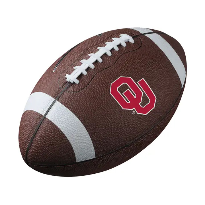 Ballon de football en cuir Oklahoma Replica marron
