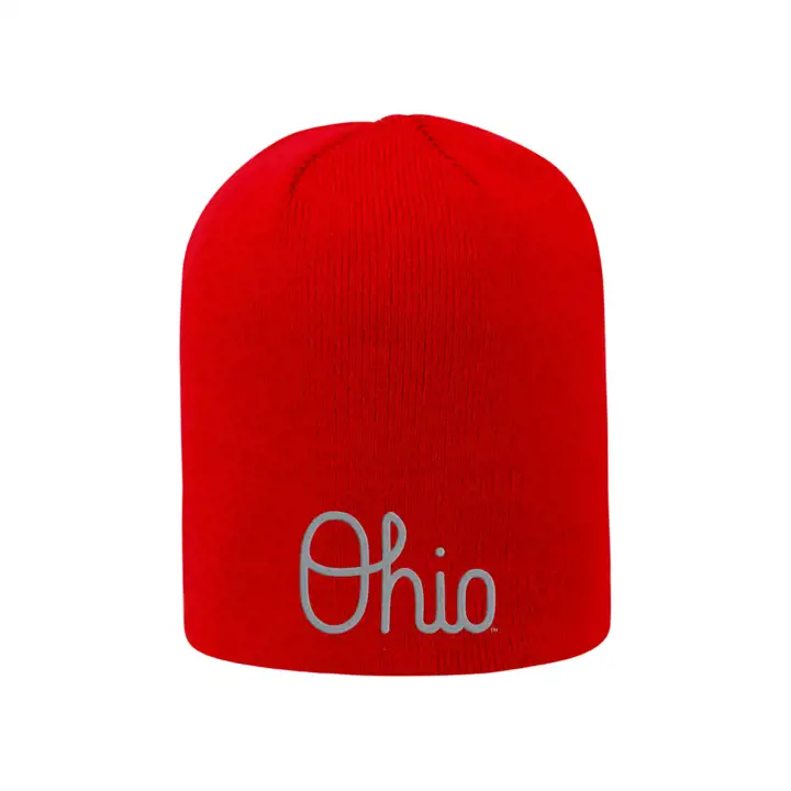 Ohio State OSU Ohio Script QT Beanie Script Ohio   rouge