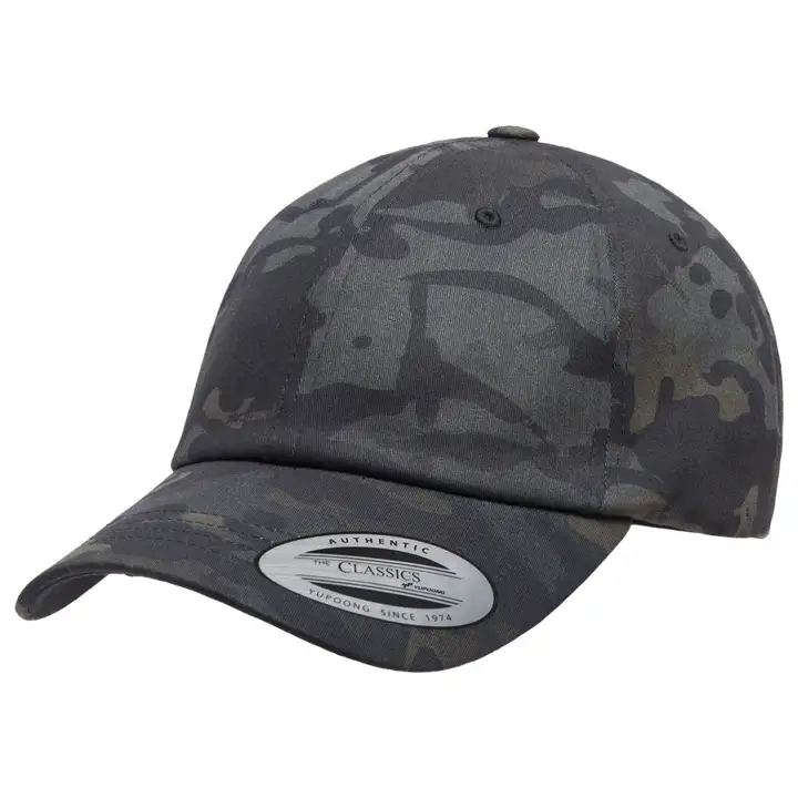 Casquette de papa vierge noire Multicolore