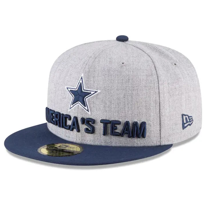CASQUETTE 59FIFTY NFL Draft COWBOYS 18 GRIS/MARINE