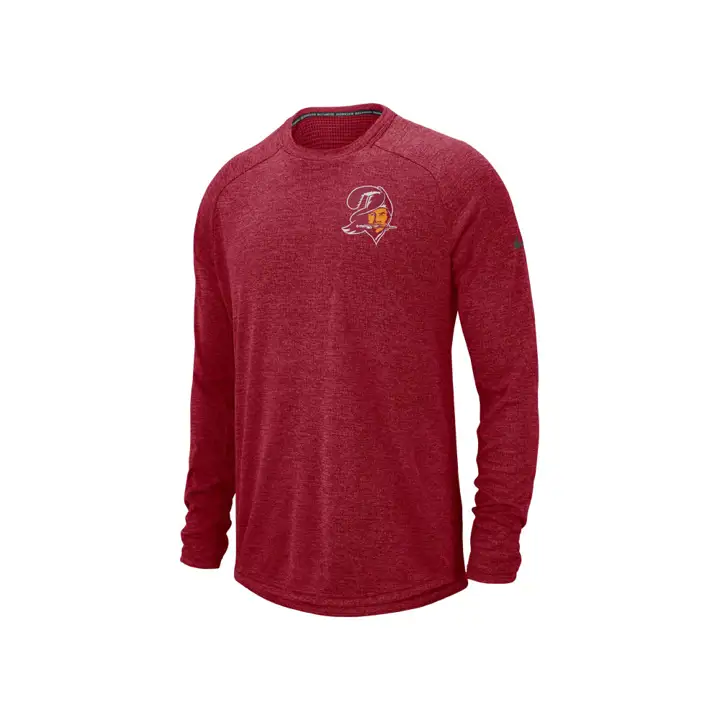 T-shirt manches longues NFL Tampa Bay Buccaneers 18 ROUGE/chiné