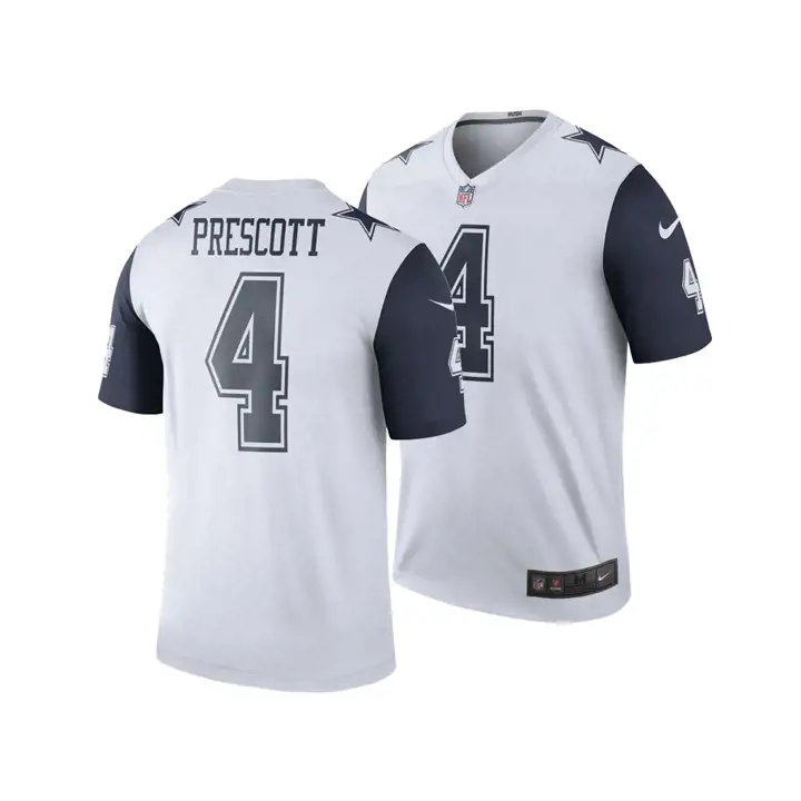 Maillot De Match NFL Enfant COWBOYS ALT 2 Dak Prescott blc/marine