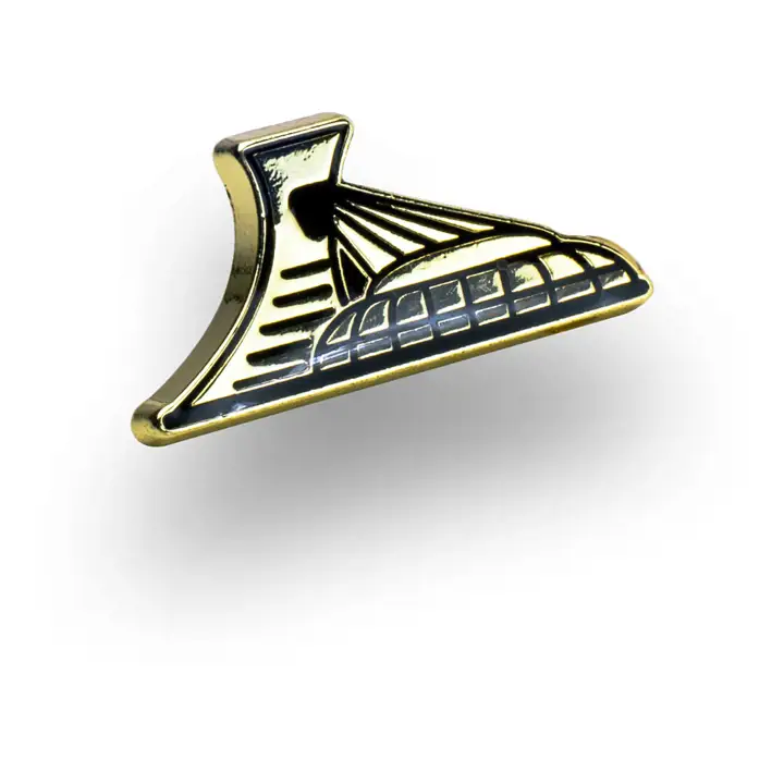 Épingle de stade King Pins noire/dorée