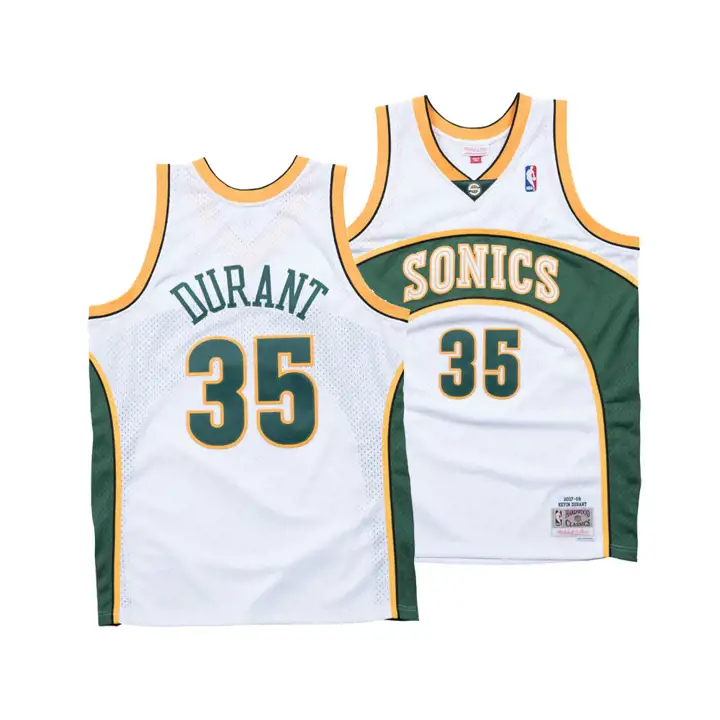 Maillot NBA M&N Swingman SONICS Kevin Durant blc/vrt