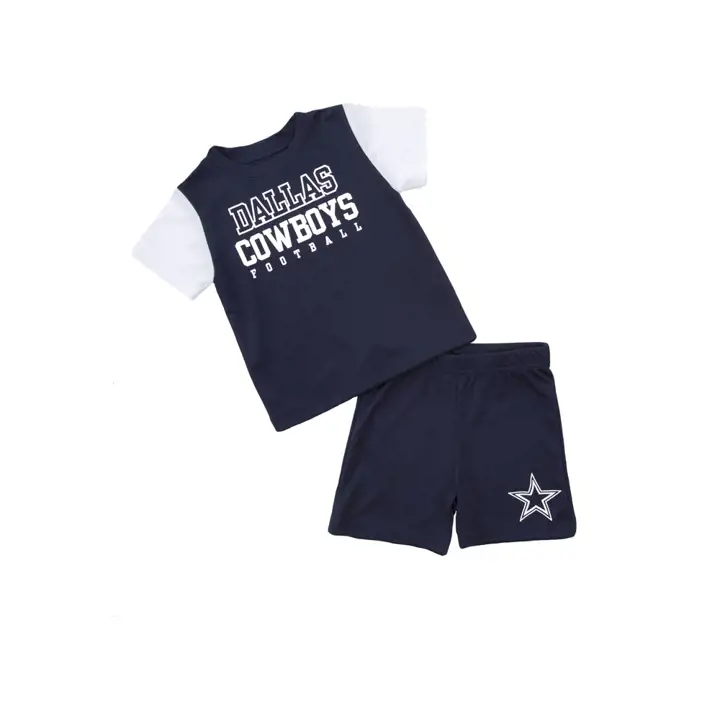 Ensemble short Jordans pour tout-petit NFL Dallas Cowboys 18 mois BLEU MARINE