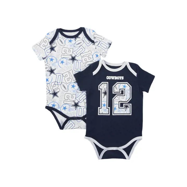 Dallas Cowboys NFL Ensemble Gigoteuse Nouveau-né Bubs 18 MOIS MARINE/BLANC