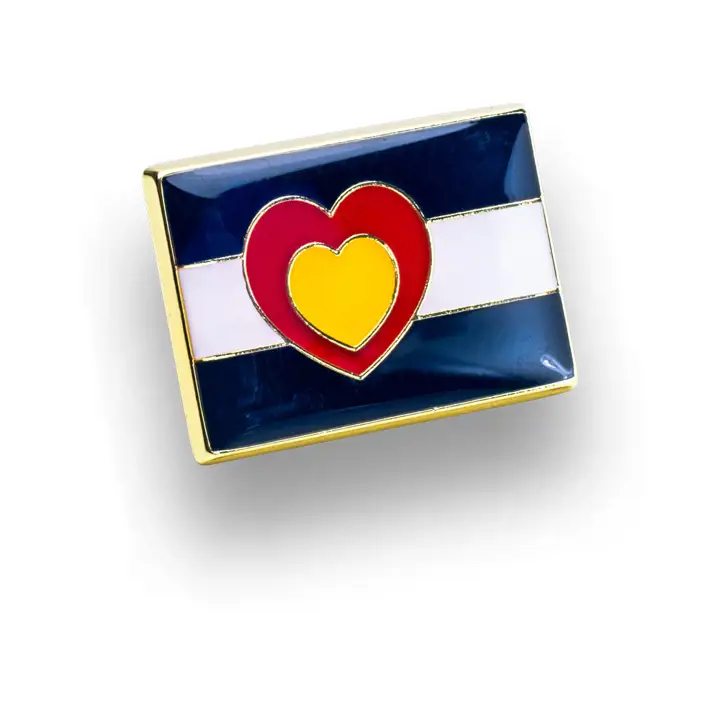 King Pins Colorado Cœur Drapeau rouge/blanc/bleu