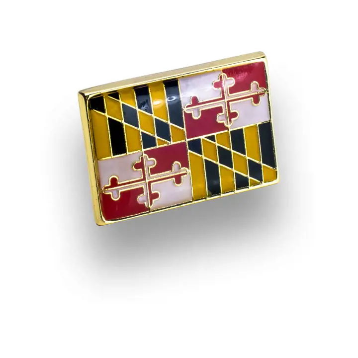 King Pins Drapeau du Maryland noir/rouge/jaune