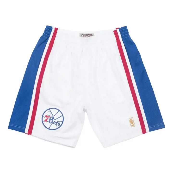 Shorts SIXERS NBA M&N Swingman blc/bleu/rge