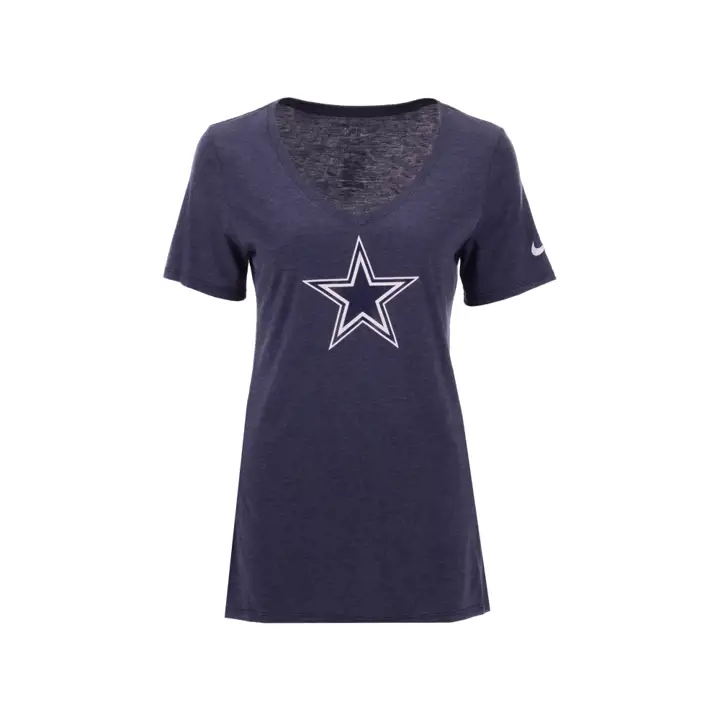 T-shirt femme Dallas Cowboys NFL Tri Fan 18 MARINE