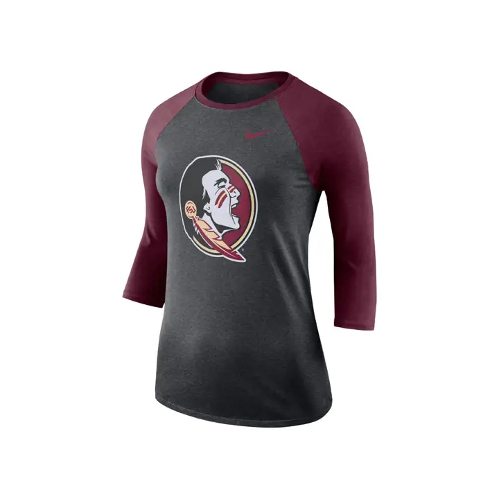 Floride State Seminoles NCAA Femme Dri-Blend Raglan 18 mars