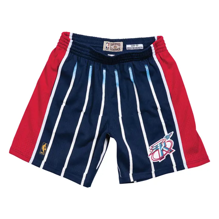 Shorts NBA M&N Swingman Houston Rockets Marine/Rouge/Blanc