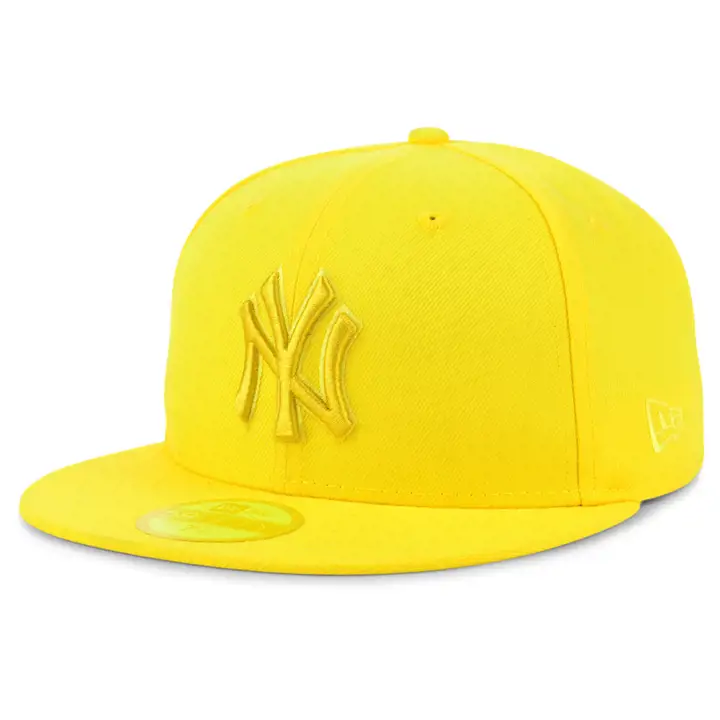 NEW YORK YANKEES MLB Casquette 59FIFTY Color Pack Prismatique   JAUNE