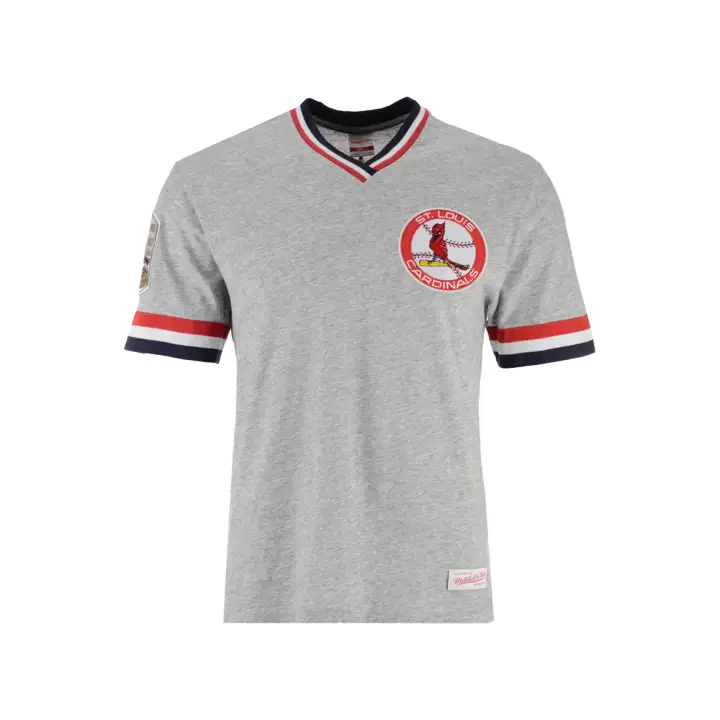 St. Louis Cardinals MLB Coop Overtime Vintage Haut 2 GRIS