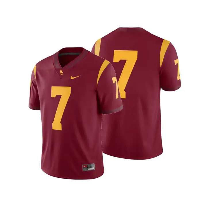 Maillot de match réplique de football américain NCAA USC Trojans 18 CRIM