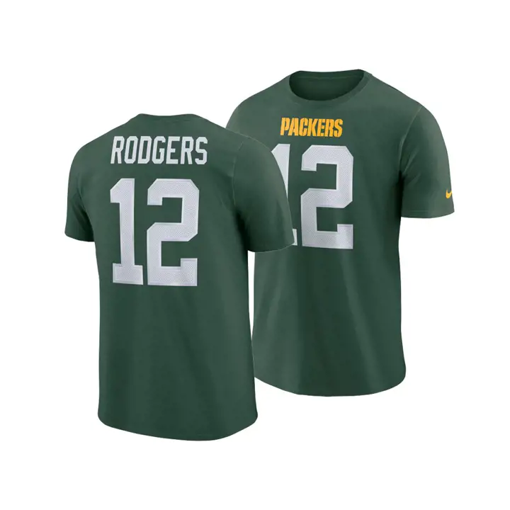 T-shirt PACKERS NFL Pride N/N Wordmark 3.0 Aaron Rodgers vert