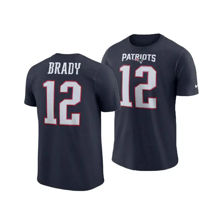 T-shirt NFL Patriots Pride Wordmark 3.0 Tom Brady marine