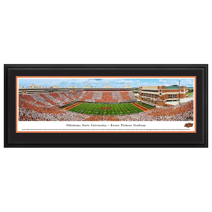Oklahoma Panoramique Encadré Deluxe Basketball AST