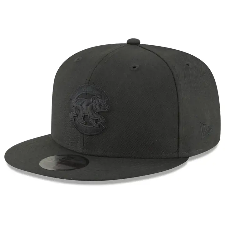"CASQUETTE CUBS MLB Blackout 59FIFTY « C » OURS NOIR"