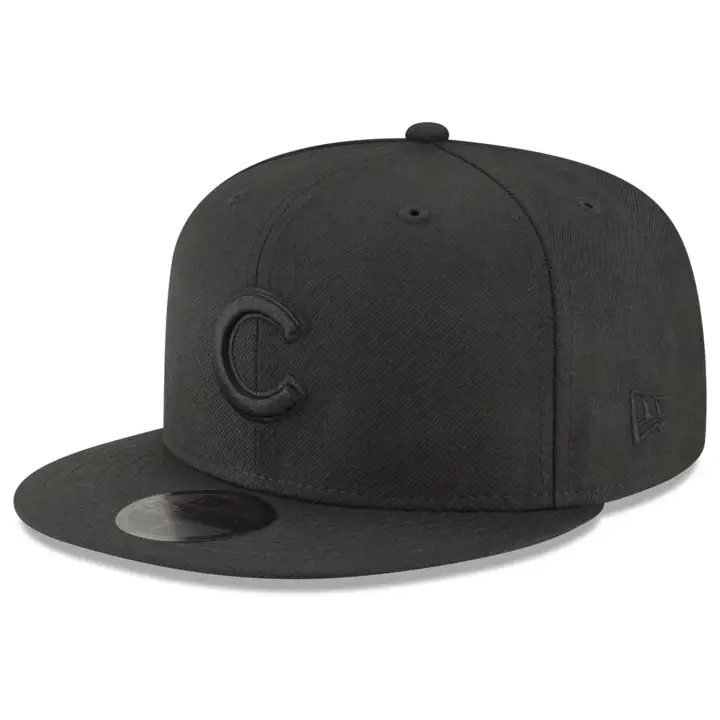 "Casquette 59FIFTY MLB CUBS Blackout \"C\" Noir/Noir"