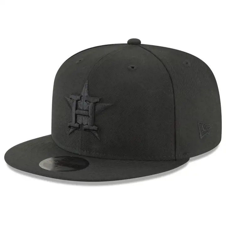 "CASQUETTE ASTROS MLB Blackout 59FIFTY \"H\"/ÉTOILE NOIRE"