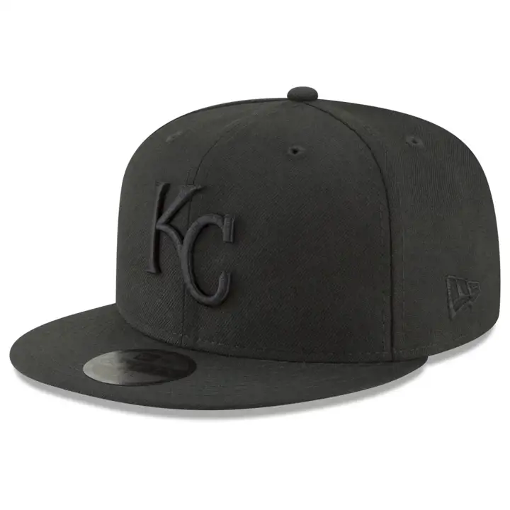 Kansas City Royals MLB Blackout 59FIFTY   NOIR
