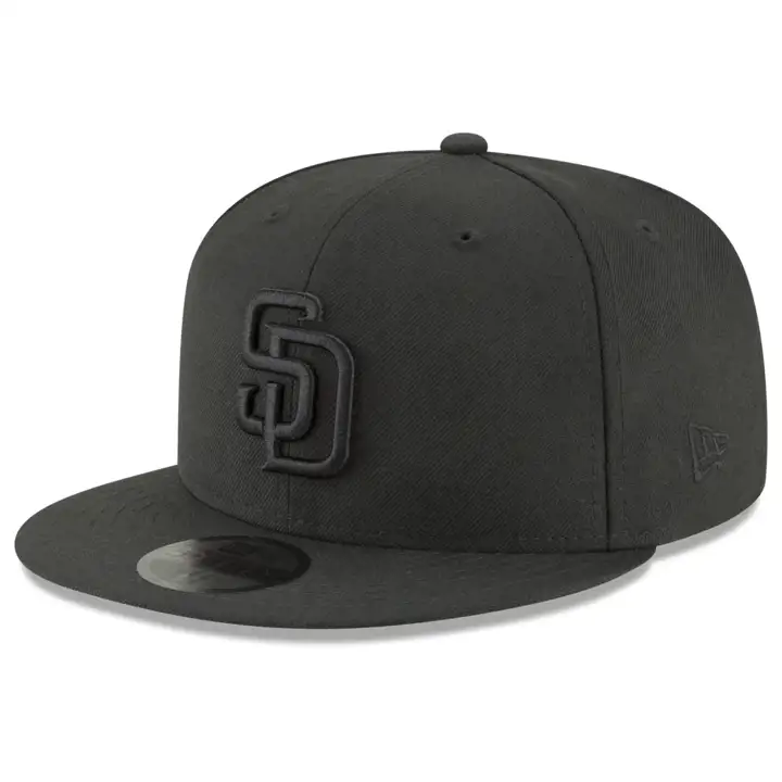 San Diego Padres MLB Blackout 59FIFTY   NOIR