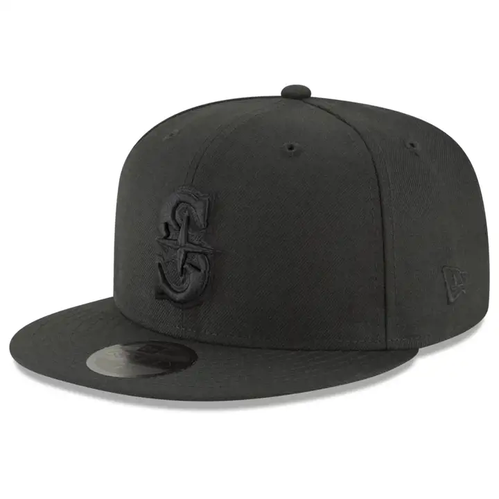 Seattle Mariners MLB Blackout 59FIFTY Noir
