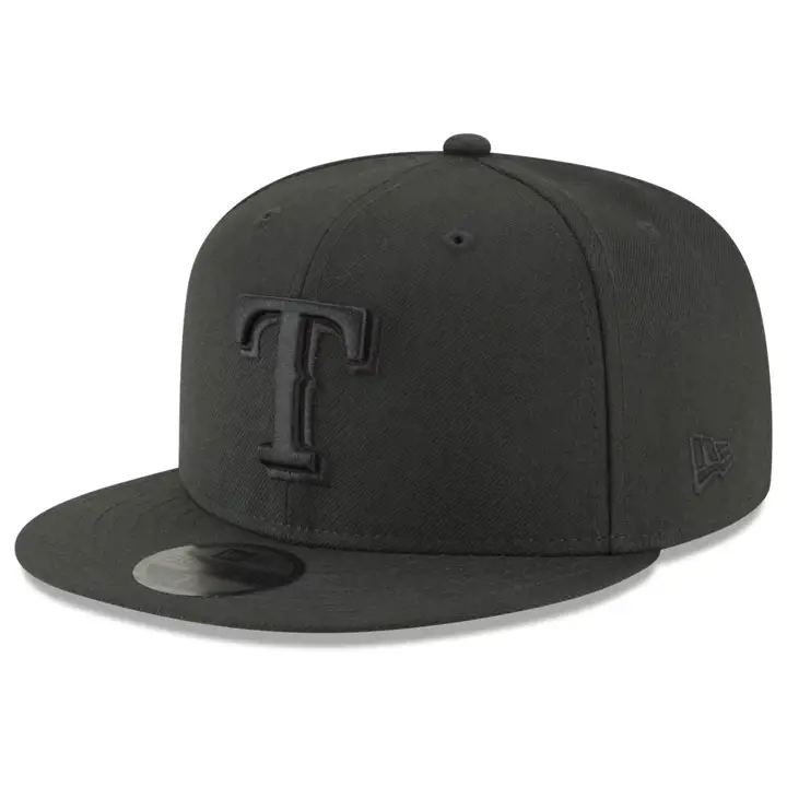 "TX RANGERS MLB Blackout 59FIFTY « T » NOUVEAU"