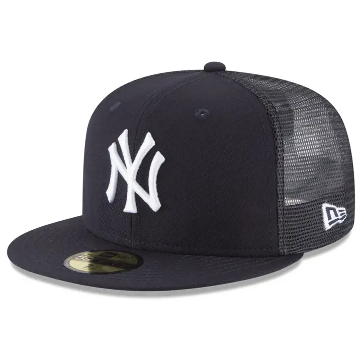 Casquette ajustée NEW YORK YANKEES MLB ON FIELD 59FIFTY MESH BACK bleu marine/bleu marine
