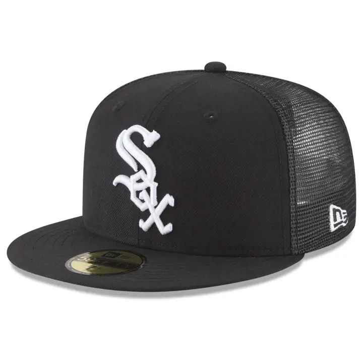 CASQUETTE CHICAGO WHITE SOX MLB ON FIELD 59FIFTY EN MESH NOIR/NOIR